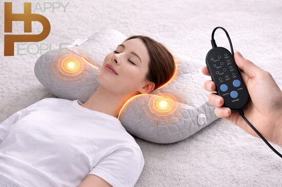 Ergonominė masažinė pagalvė su šildymo funkcija